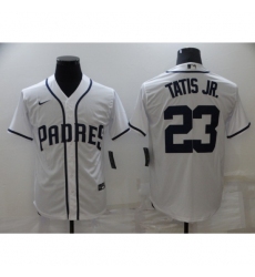 Men's Nike San Diego Padres #23 Fernando Tatis Jr. White 2021 Jersey