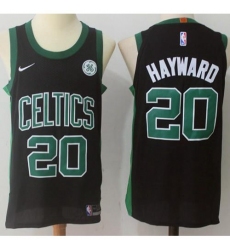 Men's Nike Boston Celtics #20 Gordon Hayward Black NBA Swingman Statement Edition Jersey