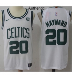 Men's Nike Boston Celtics #20 Gordon Hayward White NBA Authentic Association Edition Jersey