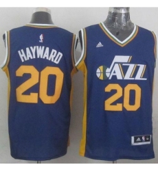 Revolution 30 Jazz #20 Gordon Hayward Navy Blue Stitched NBA Jersey