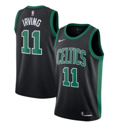  Men's Nike Boston Celtics #11 Kyrie Irving Black NBA Swingman Statement Edition Jersey