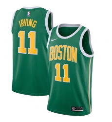  Men's Nike Boston Celtics #11 Kyrie Irving Green NBA Swingman Earned Edition Jersey