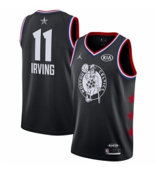 Men's Nike Boston Celtics #11 Kyrie Irving Black Basketball Jordan Swingman 2019 All-Star Game Jersey