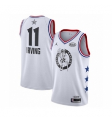 Women's Jordan Boston Celtics #11 Kyrie Irving Swingman White 2019 All-Star Game Basketball Jersey