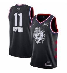 Youth Nike Boston Celtics #11 Kyrie Irving Black Basketball Jordan Swingman 2019 All-Star Game Jersey