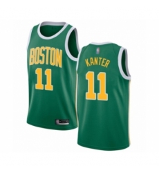 Youth Boston Celtics #11 Enes Kanter Green Swingman Jersey - Earned Edition