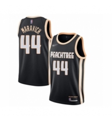 Men's Atlanta Hawks #44 Pete Maravich Swingman Black Basketball Jersey - 2019 20 City Edition