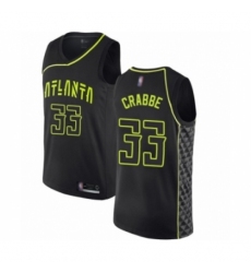 Women's Atlanta Hawks #33 Allen Crabbe Swingman Black Basketball Jersey - City Edition