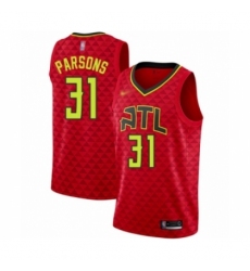 Women's Atlanta Hawks #31 Chandler Parsons Authentic Red Basketball Jersey Statement Edition