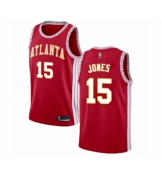 Women's Atlanta Hawks #15 Damian Jones Authentic Red Basketball Jersey Statement Edition