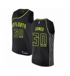Women's Atlanta Hawks #30 Damian Jones Swingman Black Basketball Jersey - City Edition