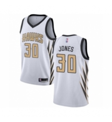 Women's Atlanta Hawks #30 Damian Jones Swingman White Basketball Jersey - City Edition