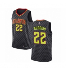 Men's Atlanta Hawks #22 Cam Reddish Authentic Black Basketball Jersey - Icon Edition