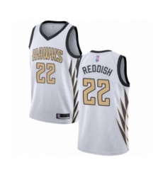 Women's Atlanta Hawks #22 Cam Reddish Swingman White Basketball Jersey - City Edition