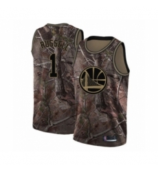 Men's Golden State Warriors #1 D'Angelo Russell Swingman Camo Realtree Collection Basketball Jersey