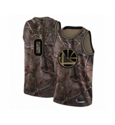 Youth Golden State Warriors #0 D'Angelo Russell Swingman Camo Realtree Collection Basketball Jersey