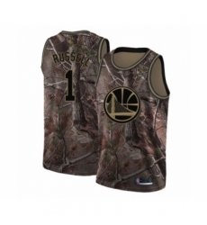 Youth Golden State Warriors #1 D'Angelo Russell Swingman Camo Realtree Collection Basketball Jersey