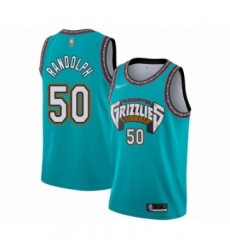 Men's Memphis Grizzlies #50 Zach Randolph Authentic Green Hardwood Classic Basketball Jersey