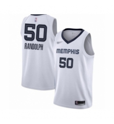 Women's Memphis Grizzlies #50 Zach Randolph Swingman White Finished Basketball Jersey - Association Edition