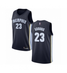 Women's Memphis Grizzlies #23 Marko Guduric Authentic Navy Blue Basketball Jersey - Icon Edition