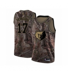 Men's Memphis Grizzlies #17 Jonas Valanciunas Swingman Camo Realtree Collection Basketball Jersey