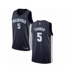 Youth Memphis Grizzlies #5 Bruno Caboclo Swingman Navy Blue Basketball Jersey - Icon Edition