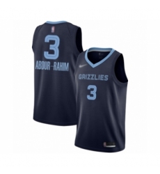 Women's Memphis Grizzlies #3 Shareef Abdur-Rahim Swingman Navy Blue Finished Basketball Jersey - Icon Edition