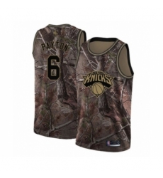 Youth New York Knicks #6 Elfrid Payton Swingman Camo Realtree Collection Basketball Jersey