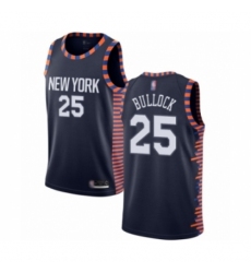 Women's New York Knicks #25 Reggie Bullock Swingman Navy Blue Basketball Jersey - 2018 19 City Edition
