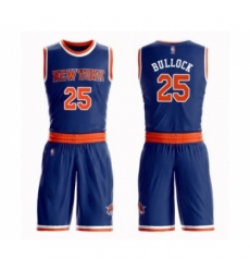 Youth New York Knicks #25 Reggie Bullock Swingman Royal Blue Basketball Suit Jersey - Icon Edition