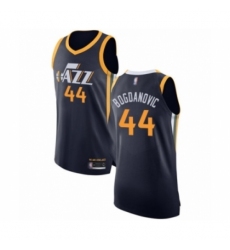 Men's Utah Jazz #44 Bojan Bogdanovic Authentic Navy Blue Basketball Jersey - Icon Edition