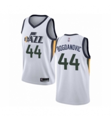 Men's Utah Jazz #44 Bojan Bogdanovic Authentic White Basketball Jersey - Association Edition