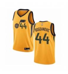 Women's Utah Jazz #44 Bojan Bogdanovic Swingman Gold Basketball Jersey Statement Edition