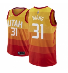 Men NBA 2018-19 Utah Jazz #31 Georges Niang City Edition Red Jersey