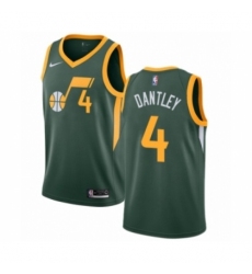 Women's Nike Utah Jazz #4 Adrian Dantley Green Swingman Jersey - Earned Edition