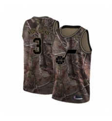 Men's Utah Jazz #3 Justin Wright-Foreman Swingman Camo Realtree Collection Basketball Jersey