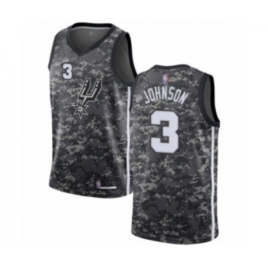 Women's San Antonio Spurs #3 Keldon Johnson Swingman Camo Basketball Jersey - City Edition Women's San Antonio Spurs #3 Keldon Johnson Swingman Camo Basketball Jersey - City Edition
