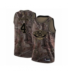 Youth New Orleans Pelicans #4 JJ Redick Swingman Camo Realtree Collection Basketball Jersey