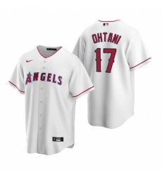 Men's Nike Los Angeles Angels #17 Shohei Ohtani White Home Stitched Baseball Jersey