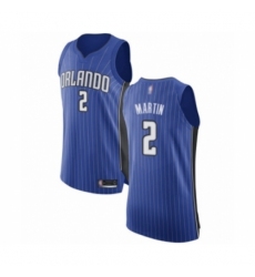 Men's Orlando Magic #2 Jarell Martin Authentic Royal Blue Basketball Jersey - Icon Edition