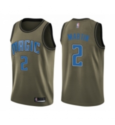 Youth Orlando Magic #2 Jarell Martin Swingman Green Salute to Service Basketball Jersey