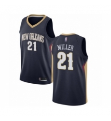 Women's New Orleans Pelicans #21 Darius Miller Swingman Navy Blue Basketball Jersey - Icon Edition