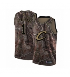 Youth Cleveland Cavaliers #1 Nik Stauskas Swingman Camo Realtree Collection Basketball Jersey