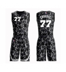 Men's San Antonio Spurs #77 DeMarre Carroll Swingman Camo Basketball Suit Jersey - City Edition