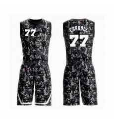 Youth San Antonio Spurs #77 DeMarre Carroll Swingman Camo Basketball Suit Jersey - City Edition