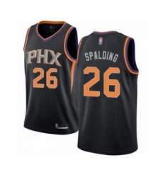 Men's Phoenix Suns #26 Ray Spalding Authentic Black Basketball Jersey Statement Edition