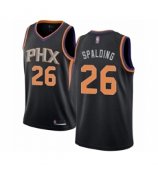 Women's Phoenix Suns #26 Ray Spalding Swingman Black Basketball Jersey Statement Edition