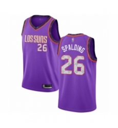 Youth Phoenix Suns #26 Ray Spalding Swingman Purple Basketball Jersey - 2018 19 City Edition