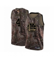 Youth Golden State Warriors #4 Quinn Cook Swingman Camo Realtree Collection Basketball 2019 Basketball Finals Bound Jersey
