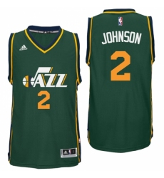 Utah Jazz #2 Joe Johnson Alternate Green New Swingman Jersey